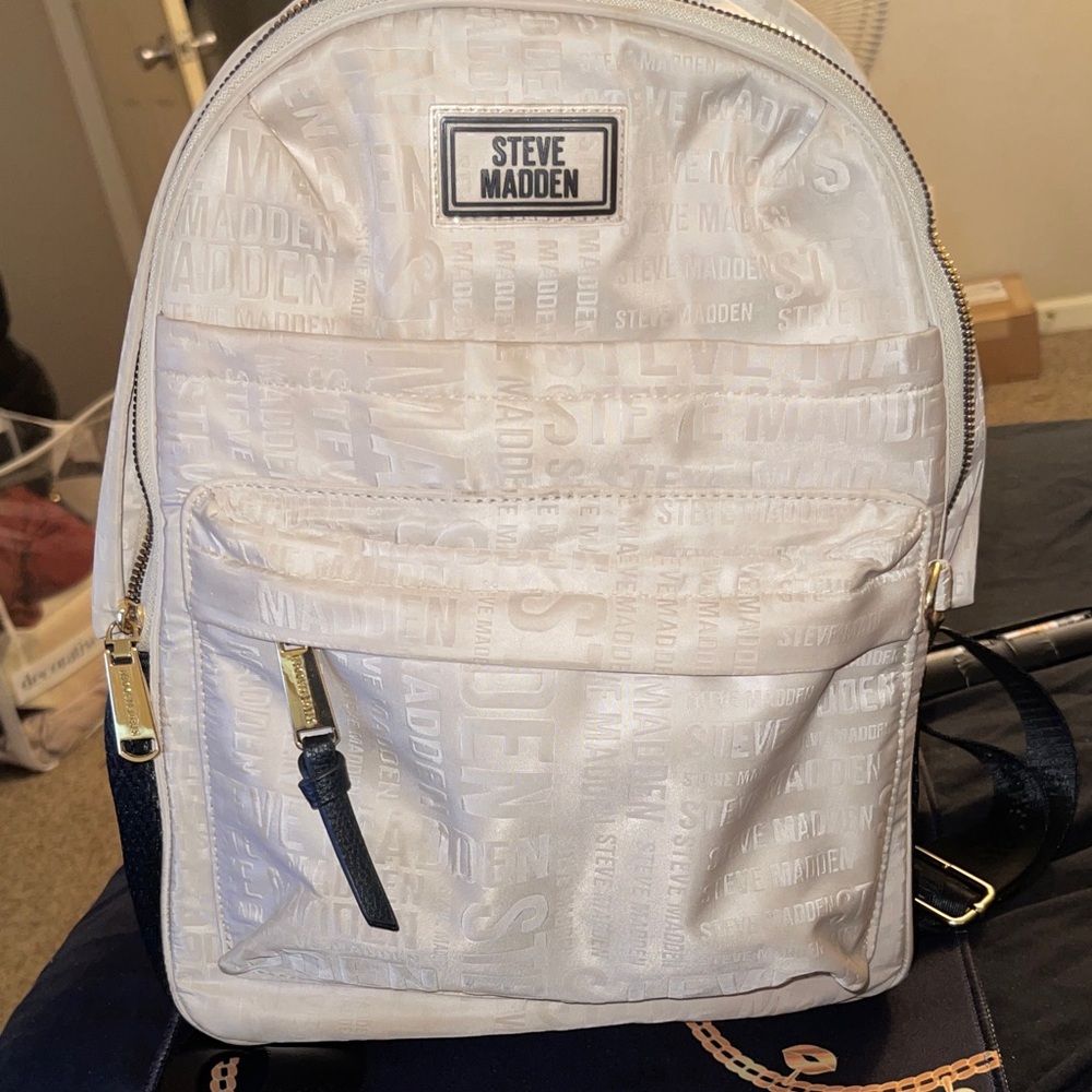 Steve Madden Tan With Black Accent Backpack for Women